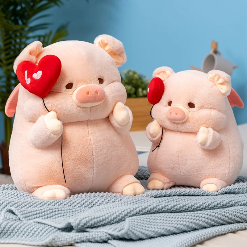 20-30cm Kawaii Angel  Pig Plush Toy Cartoon Stuffed Animals Plushies Doll Anime Soft Kids Babys Toys