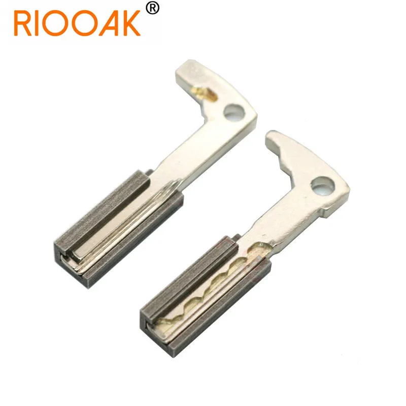 2pcs HU64 Key Machine Duplicating Fixture Clamp for Mercedes Benz Key Blank Key Cutting Vertical