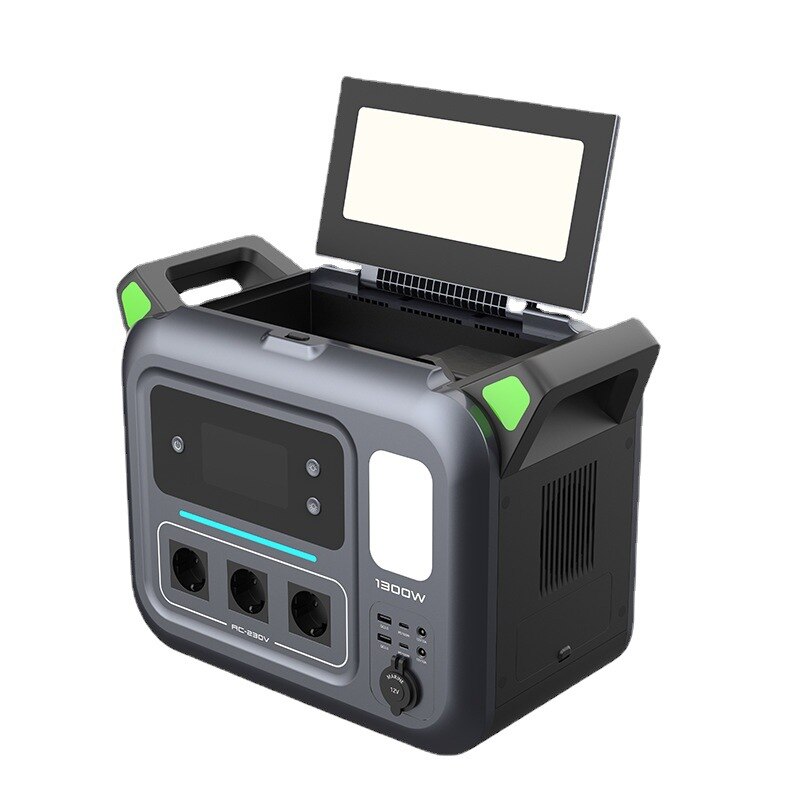 2400W high power emergency energy storage power 220v self-driving camping trolley portable multi-function charging station