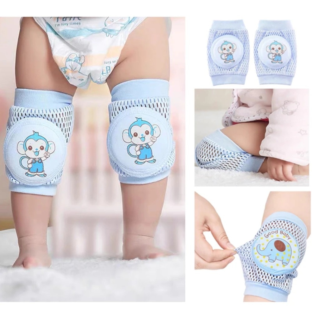 2pair Polyester Knee Cushion New Mesh Leg Warmer Knee Protector Soft Safety Knee Pad Infants