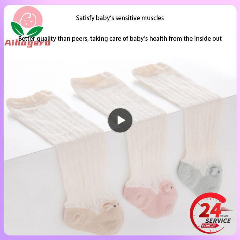 Summer Cartoon Cute Boys And Girls Long Sleeve Socks Newborn Baby Baby Socks Loose Mouth Boneless Baby Socks Childrens Socks