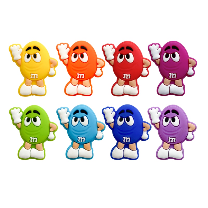 10PC Food Grade Silicone M beans Bead Beads Teether Beads Baby Chewing Toy Bead DIY Nipple Chain Jewelry Accessories Kawai Gifts