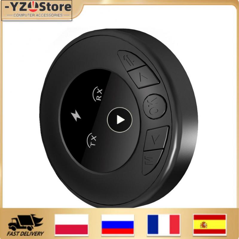 bluetooth-compatible Audio Usb Dongle Black 5.0 Transmitter Oled Display 2 In 1 Handsfree Calling Adapter B3 Wireless
