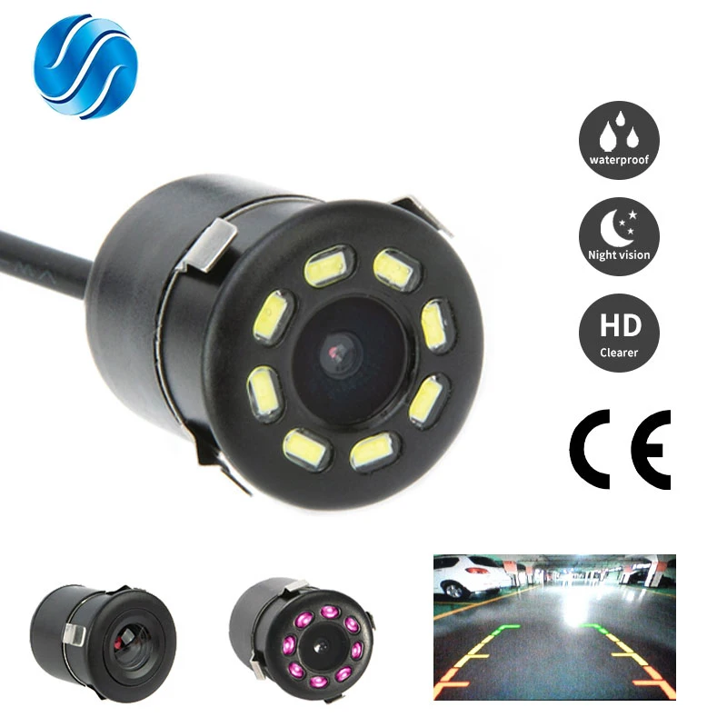 SINOVCLE Reverse Camera Rearview Car  Infrared Night With & Without LED Vehicle Backup Wiring