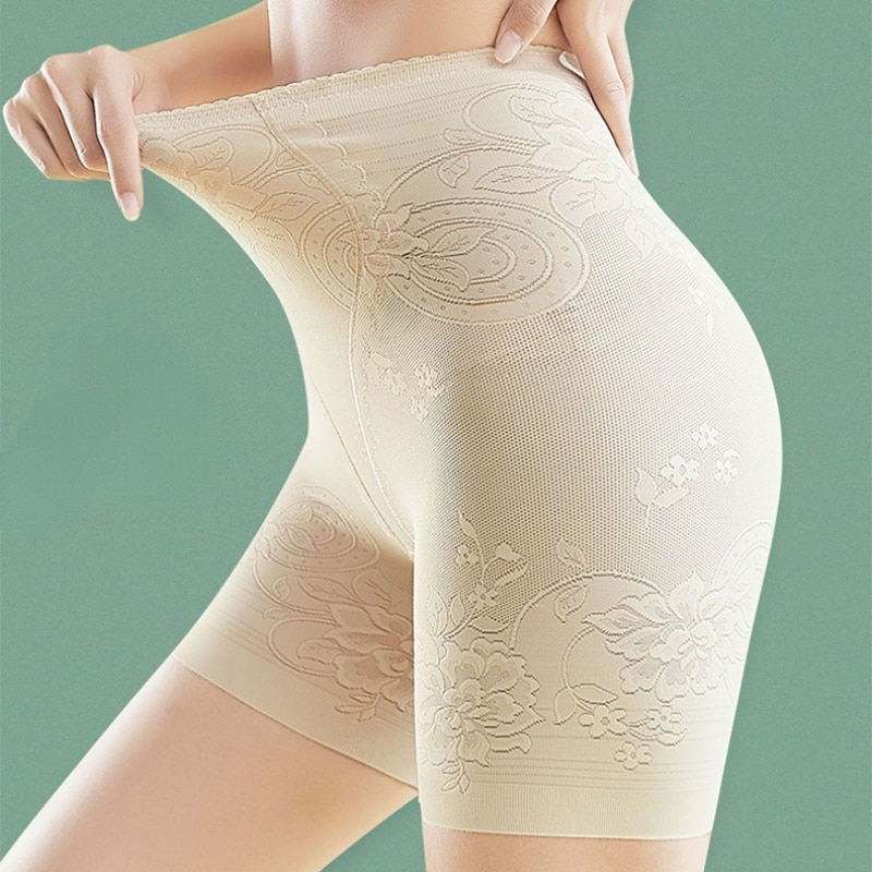 Seamless Ice Silk Womens Safety Shorts Plus Size Protective Shorts Under Skirt Stretch Boxer Briefs Safety Pants Shorts Women