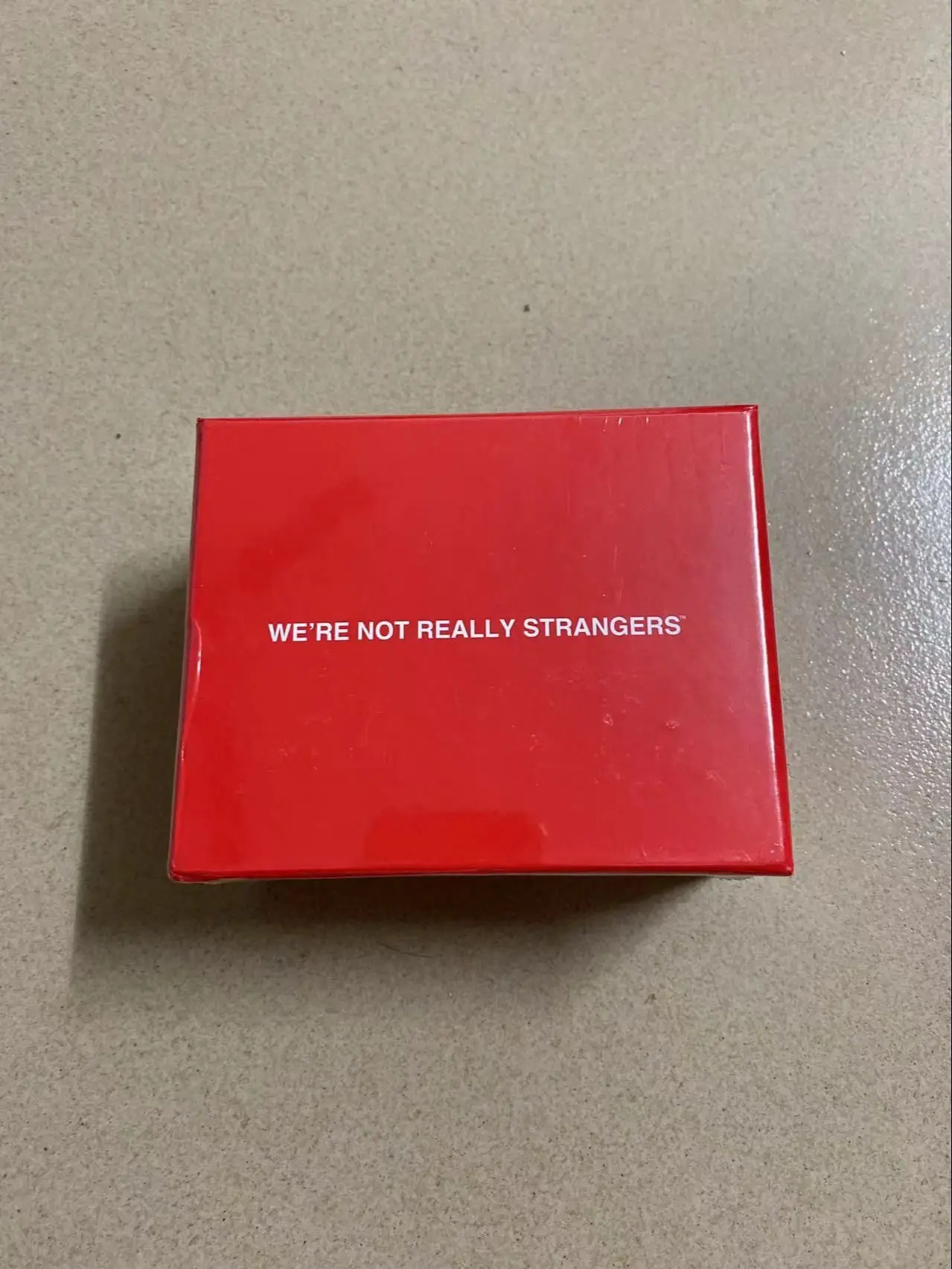 WE'RE NOT REALLY STRANGERS Card Game - an Interactive Adult Card Game and Icebreaker