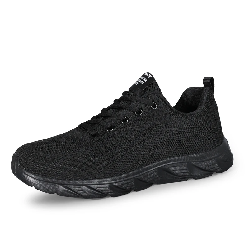 Lace Up Men Casual Shoes Breathable Lightweight Male Walking Shoes Soft Non-slip Men's Casual