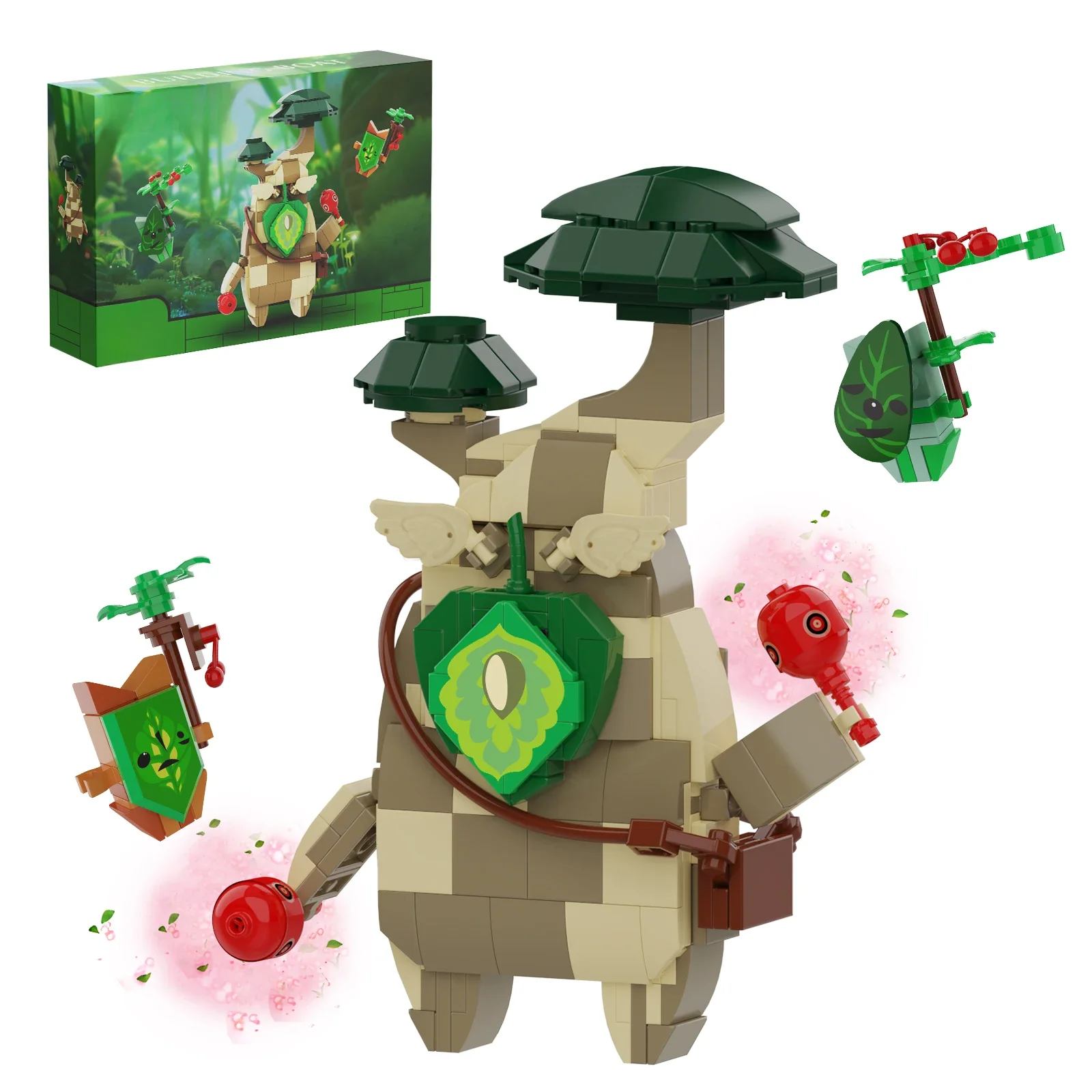 BuildMoc BOTW Korok Yahaha King Building Blocks Set For Zeldaed Action Figures Great Idea Toy For