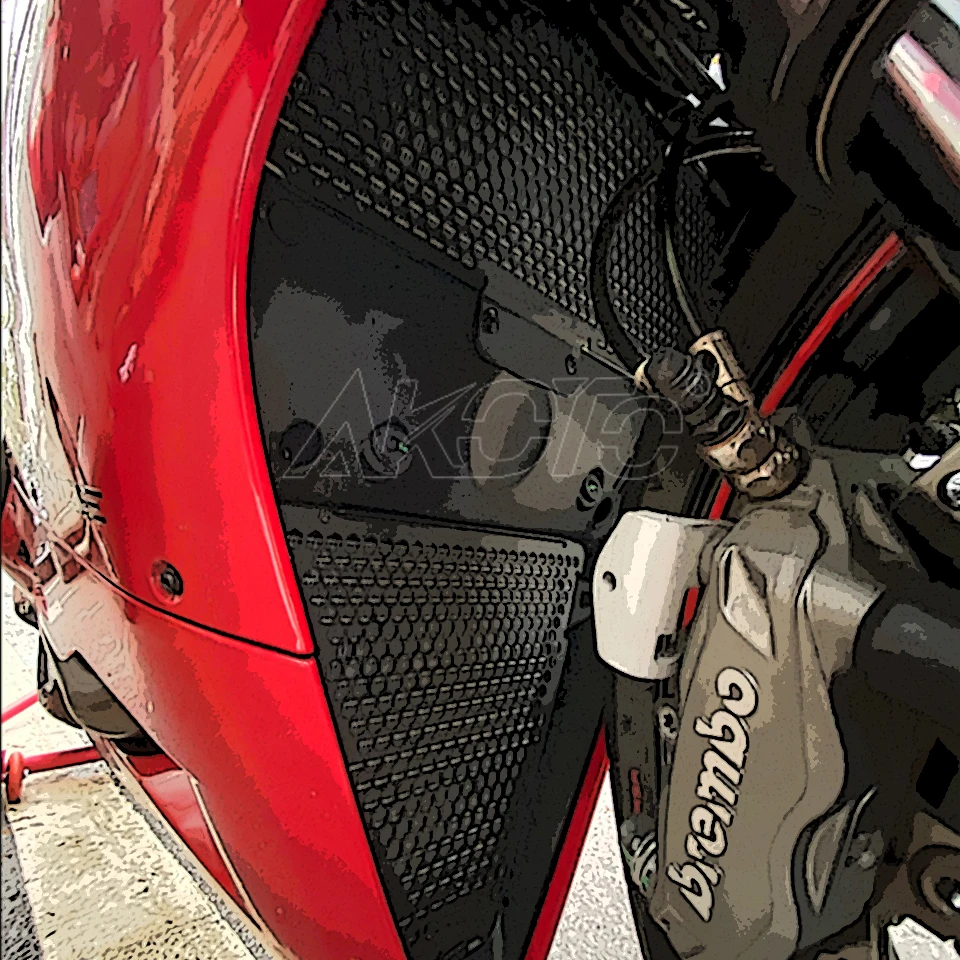 Motorcycle Accessories Radiator Guard Grille Cover Cooler Protector For Ducati Panigale 899 959 1199