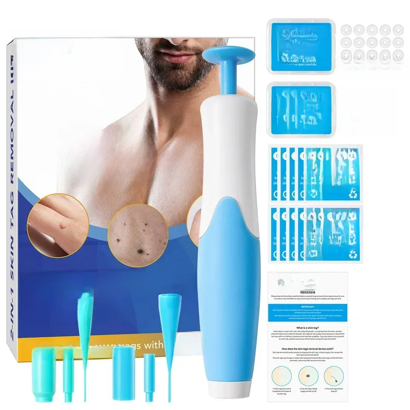 Skin Tag Remover Kit Mole Wart Remover Equipment Skin Tag Treatment Tool Facial Beauty Tool Home Use