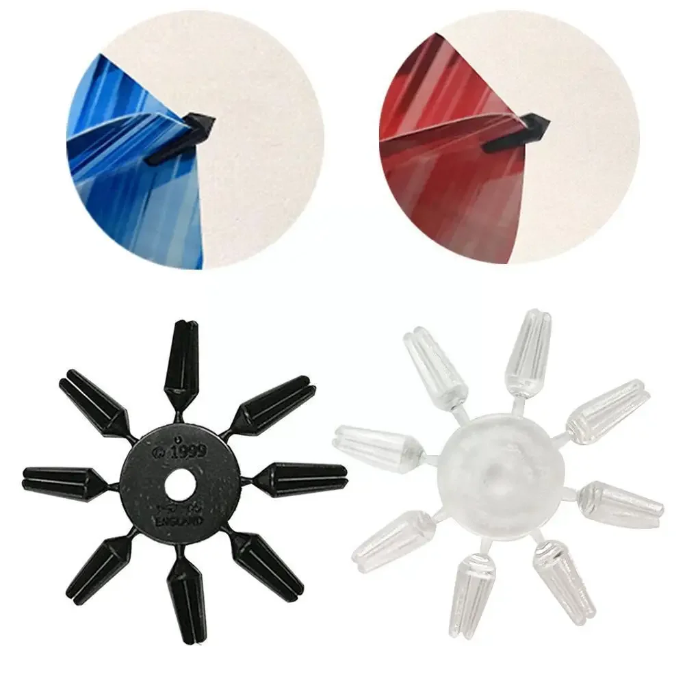 8pcs/Set wing protector Alloy Darts Flight Savers Black White Tail Tip Darts Accessories B9A3