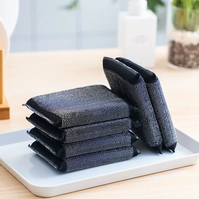 Kitchen cleaning sponge Durable Stainless steel wire Useful things for kitchen Cleaning and