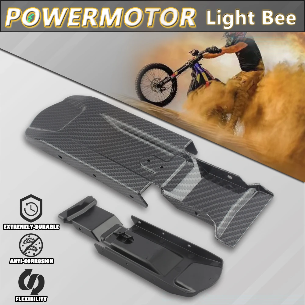 for Surron Electric Bike Parts Motorcycle Rear Fender Inner Plate Motocross for SUR RON Segway Light