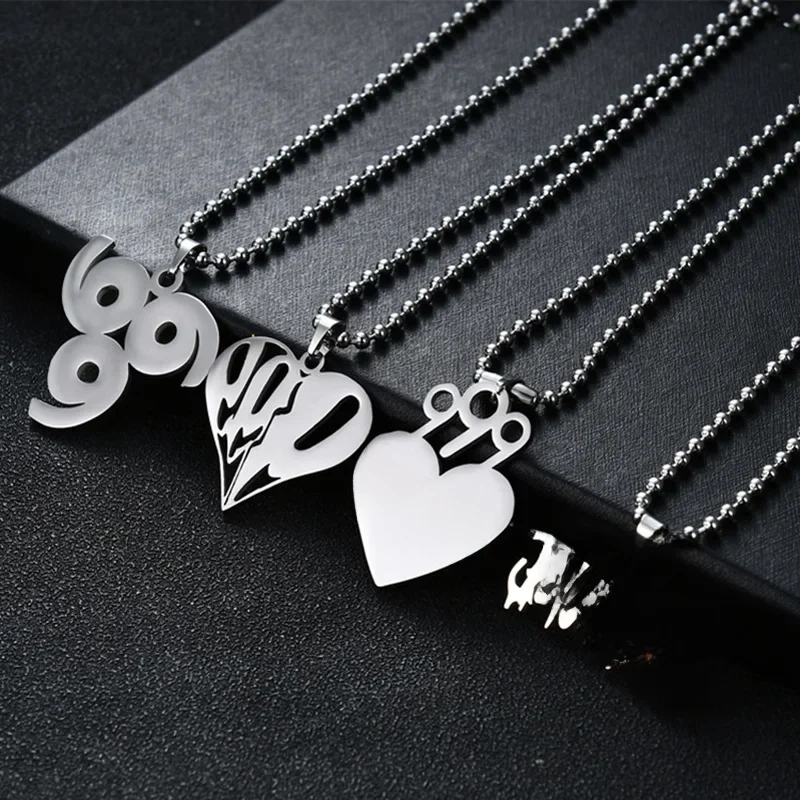Juice WRLD Pendant Necklace Beads Stainless Steel Necklace For Women Man Fans Gift Collares Mujer
