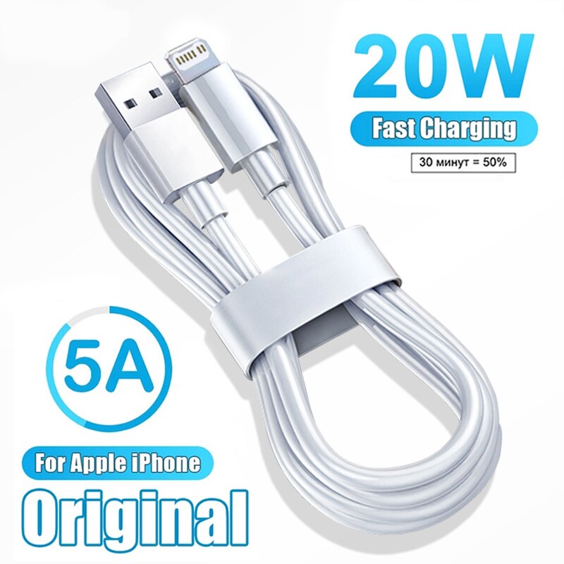 Fast Charging Phone USB Cable For Apple iPhone 14 13 11 12 Pro Max XS XR iPad Charger Accessories