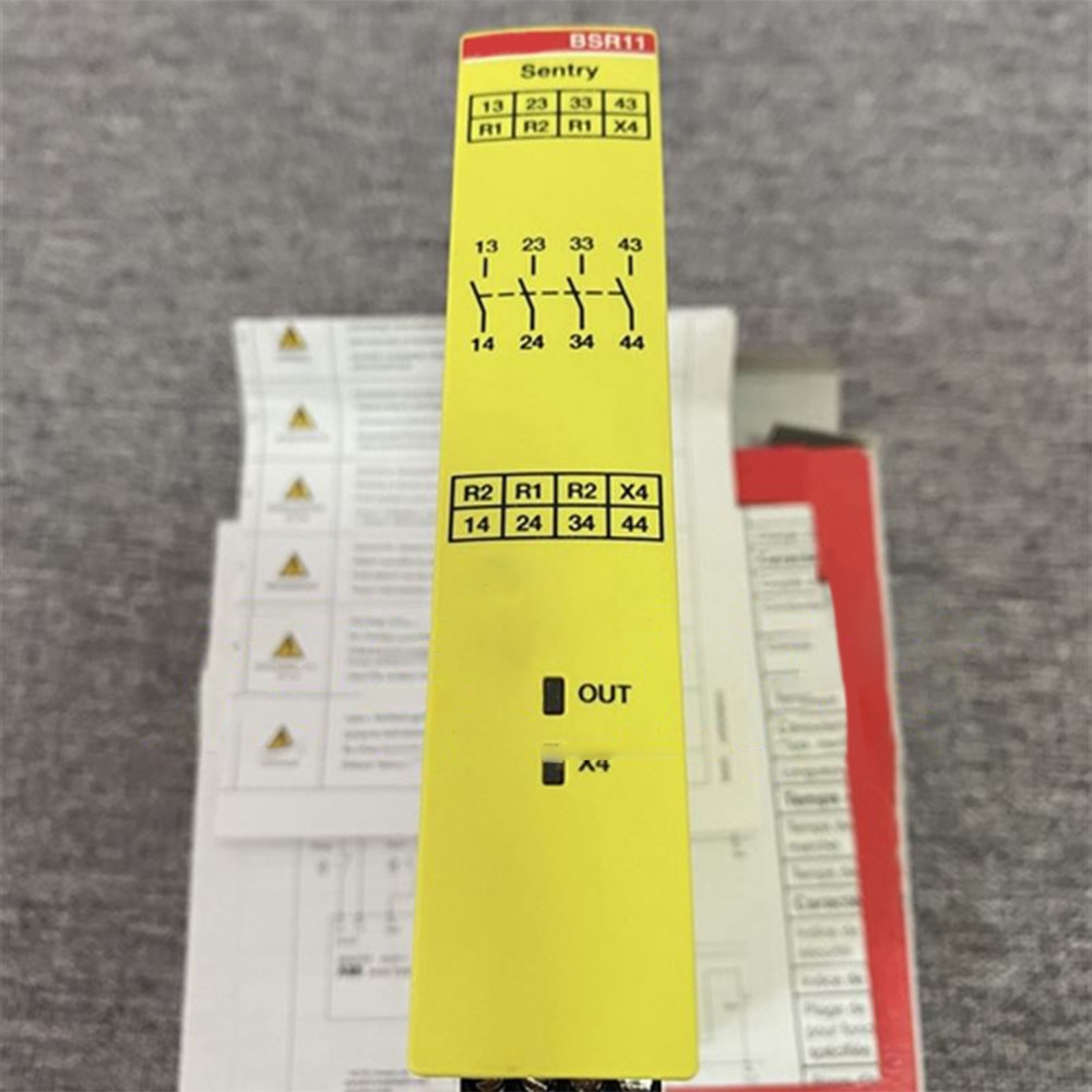 New for ABB BSR11 2TLA010040R0200 24V Safety Relay Module in Box