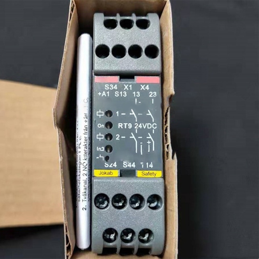 New for ABB RT9 2TLA010029R0000 24V Safety Relay Module in Box