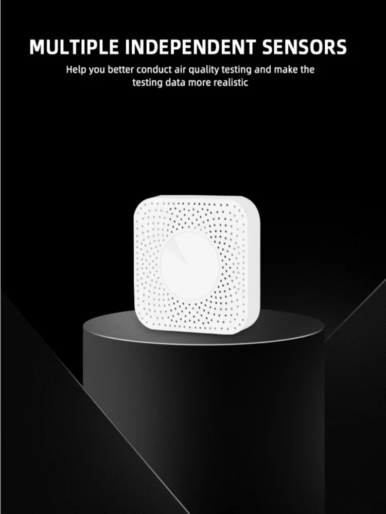 Tuya Smart Air Quality Monitor Box Automation Alarm Detector Smart Home With Zigbee Gateway Zigbee