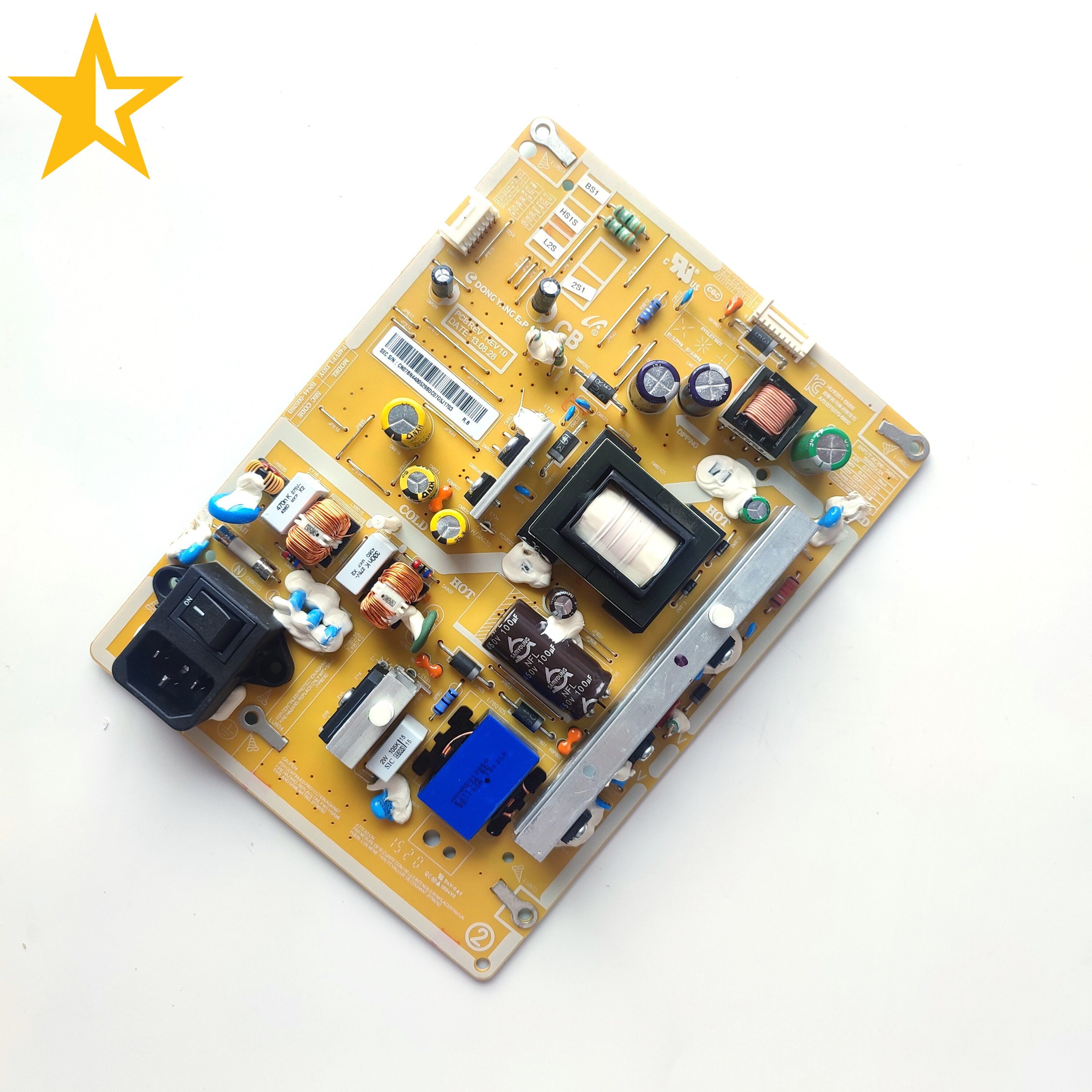 NEW Genuine Original Power Supply Board BN44-00529B BN44-00529 BN4400529 F46VF1-DDY REV 1.0 For Samsung 40/46 Inch LCD TV Parts