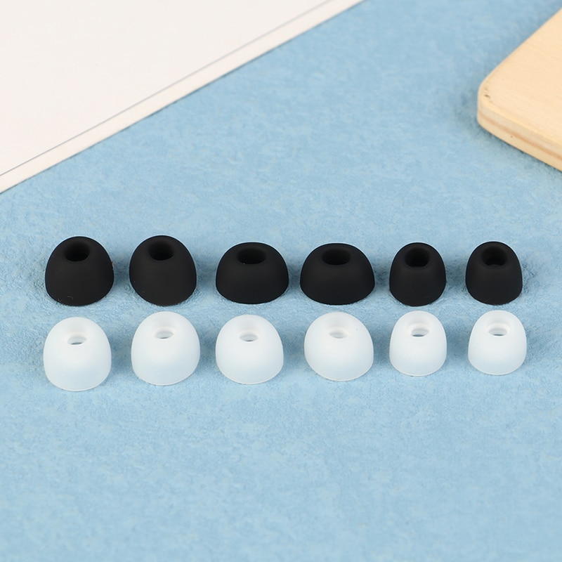 1Pair Replacement Ear Tips Earplugs Silicone Bluetooth Ear Pads Plugs in-Ear Headphones Accessories 3size