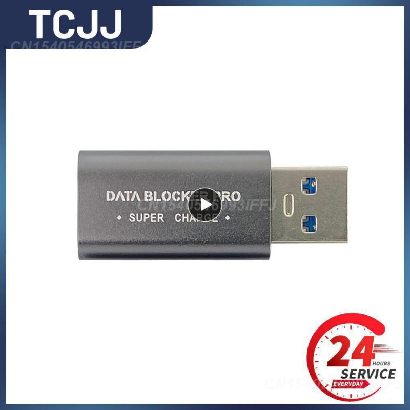 1~10PCS Usb Blocker Anti-theft Brush Rose Powder Support Fast Charge Charging Block Data Good Heat Dissipation