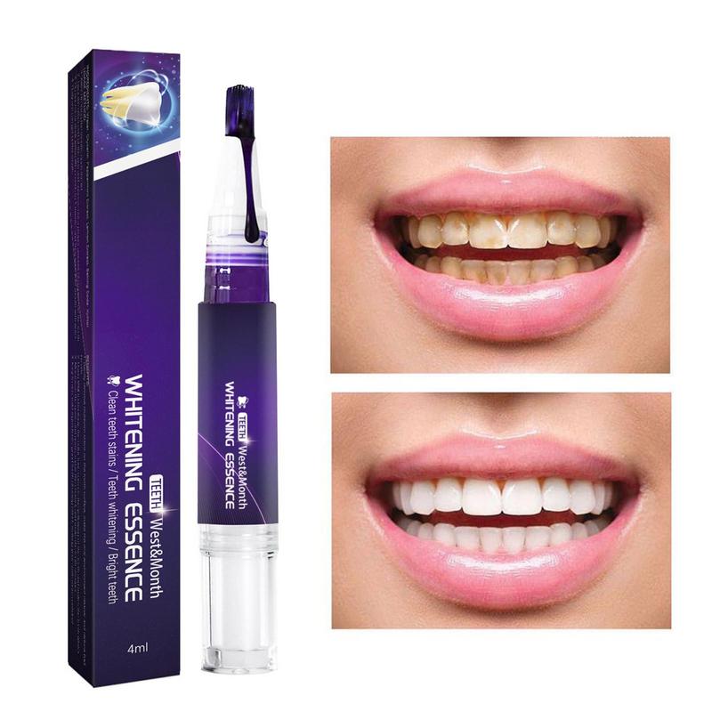 Brightening Teeth Pen Safe Purple Teeth Brightener White Teeth Pen Yellow Teeth Whitener For Stain Removal And Clean Mouth