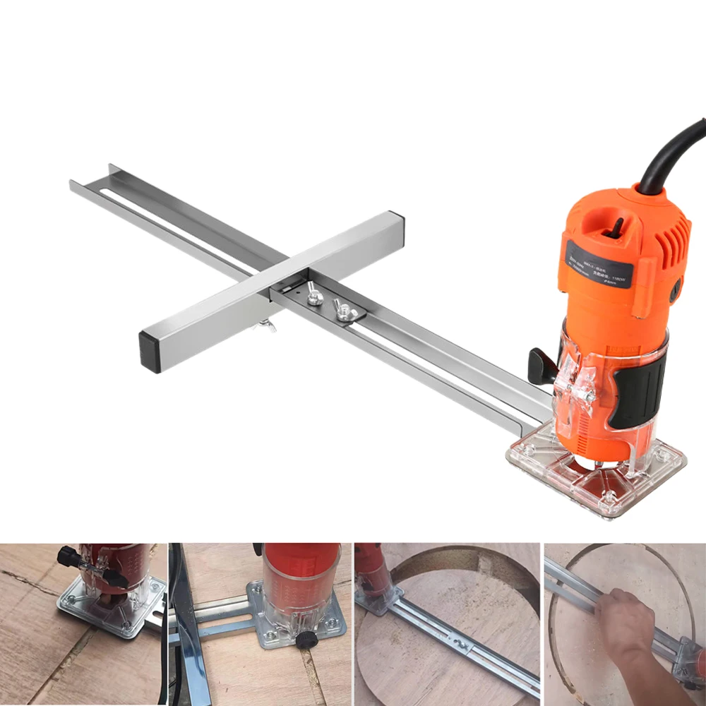 Router Woodworking Wood Milling Machine Base Professional Edge Trimmer Guide Positioning Accessories