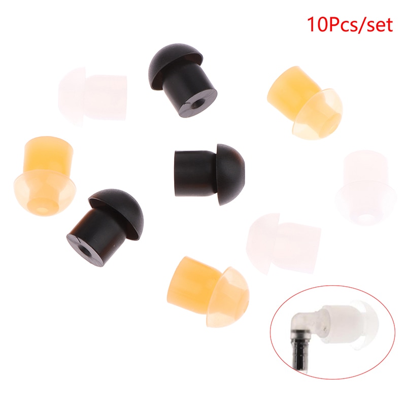 Replacement Mushroom Earbud Ear Tips For Kenwood Two Way Radio Coil Tube O Kits /Transparent Acoustic Tube Earpiece