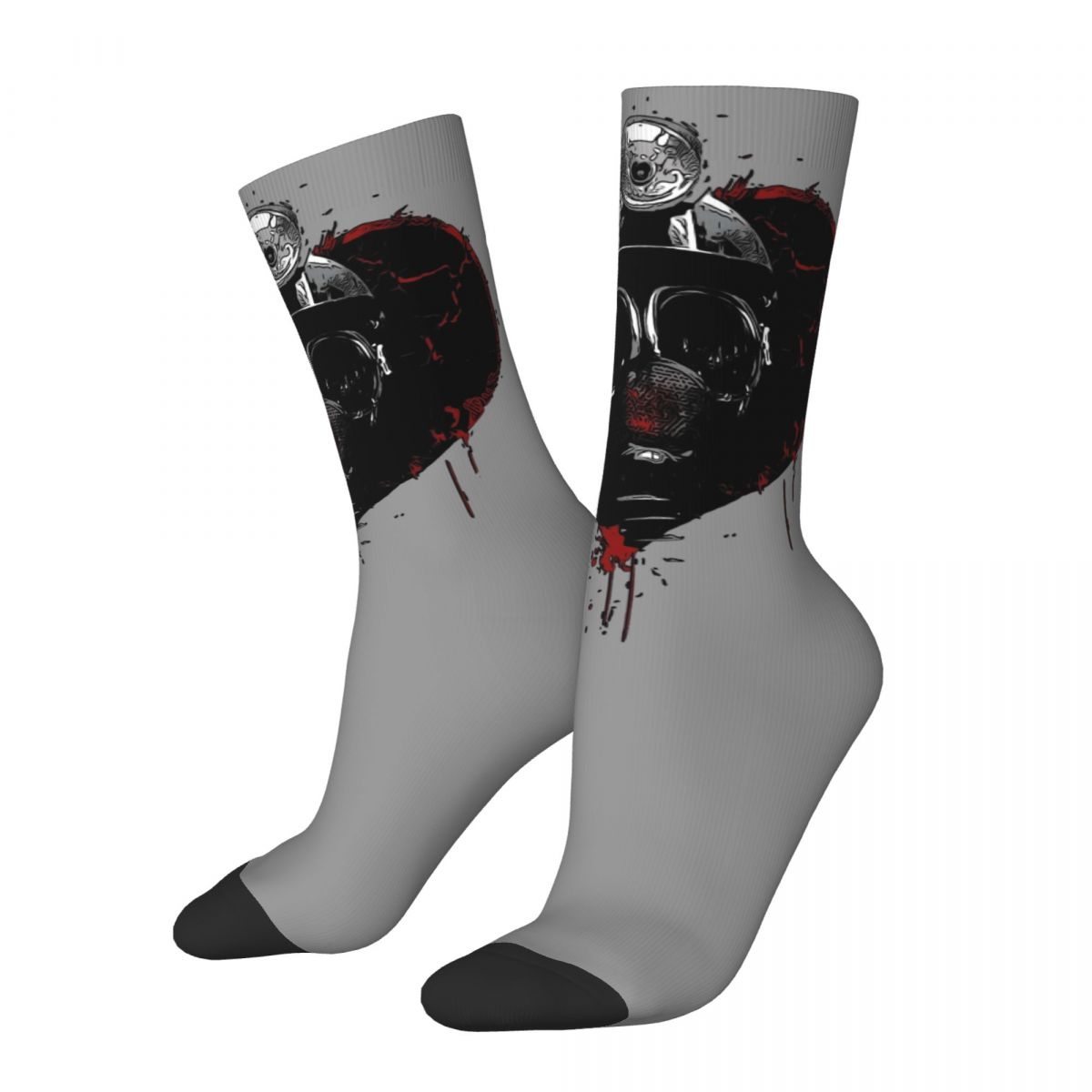 Happy Funny Men's compression Socks Rock Vintage Harajuku My Bloody Valentine Hip Hop Novelty Pattern Crew Crazy Sock