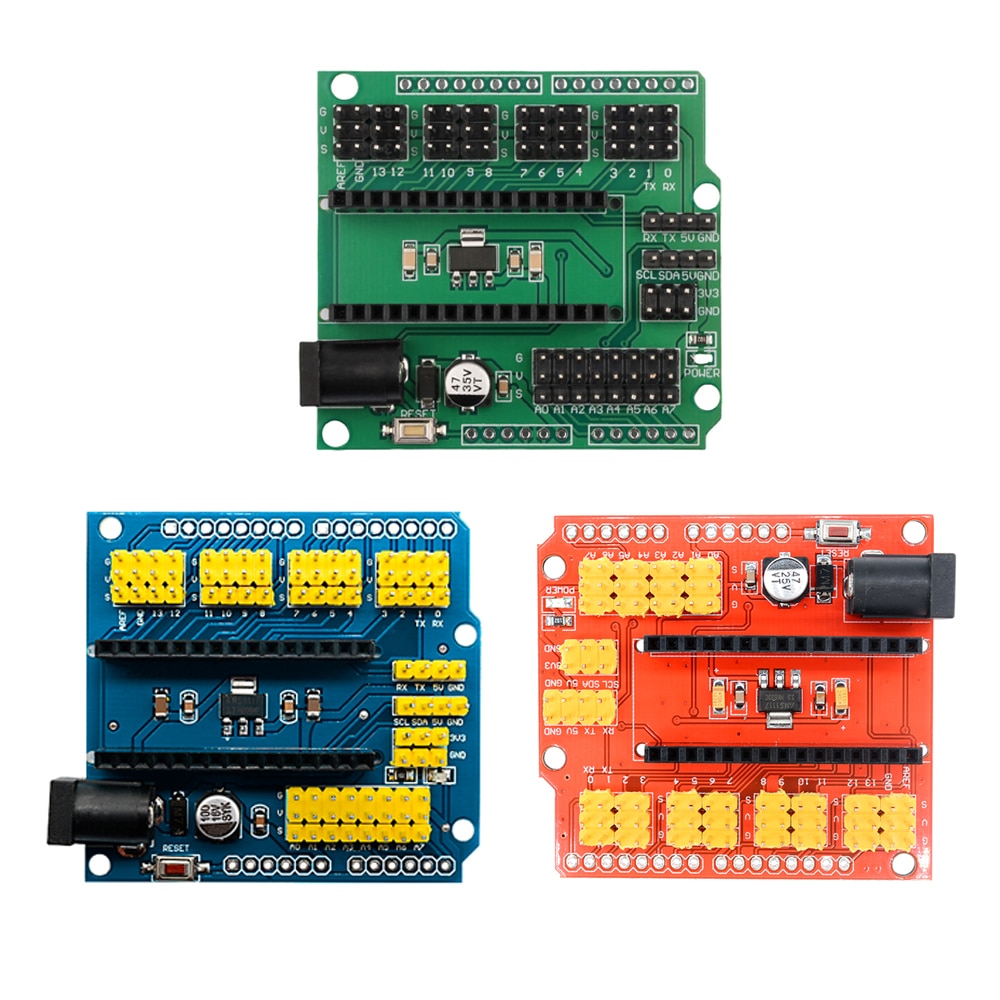 Nano Expansion Sensor Shield Module for R3 Nano V3.0 Development Board Expansion Board Power Backplane for Arduino