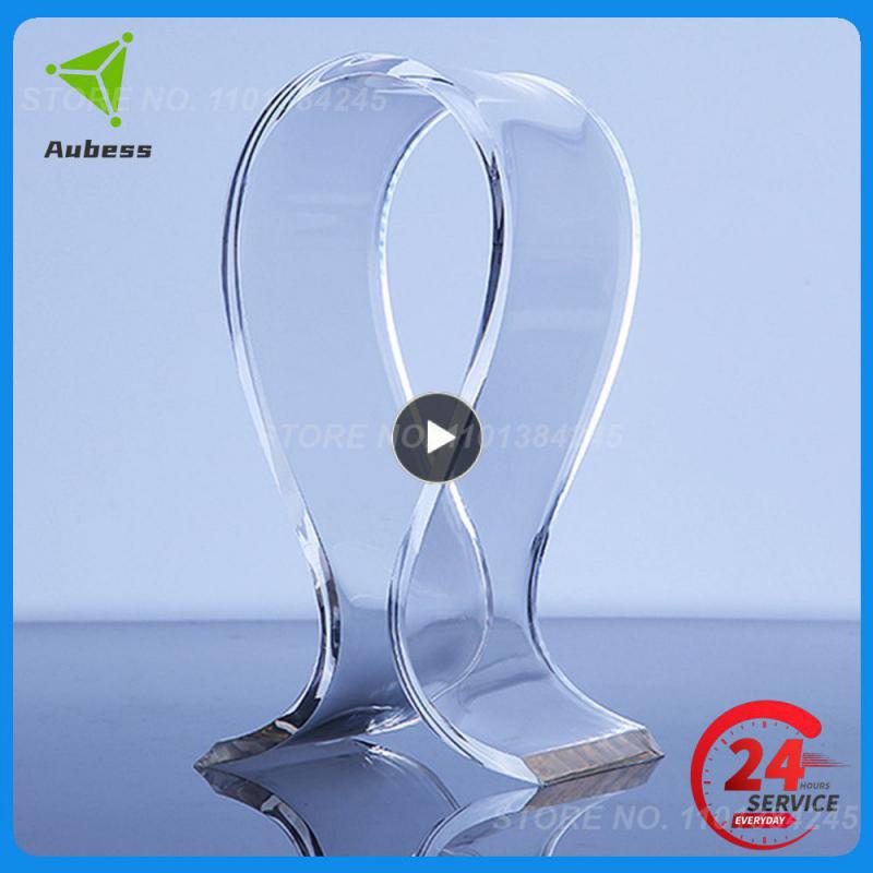 1~10PCS Display Stand Smooth Easy To Use Acrylic Fiber Durable Save Space Fashionable Over-ear Headphone Stand Modern