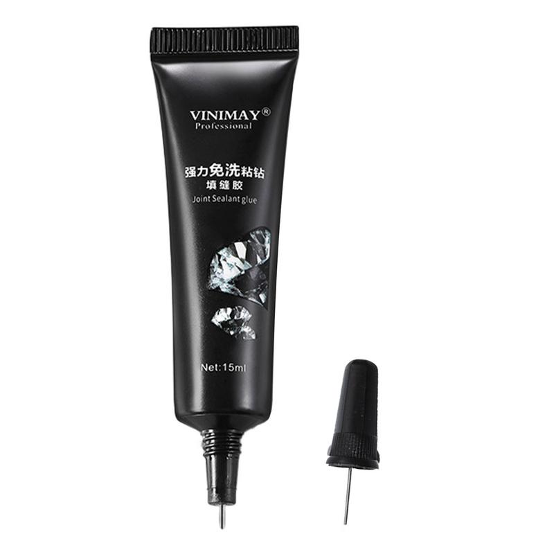 Clear Nail Gem Glue Clear UV Gel For Nail Art Decoration Super Adhesive Nail Gel For Gems Nail Art Gel Glue For Rhinestones