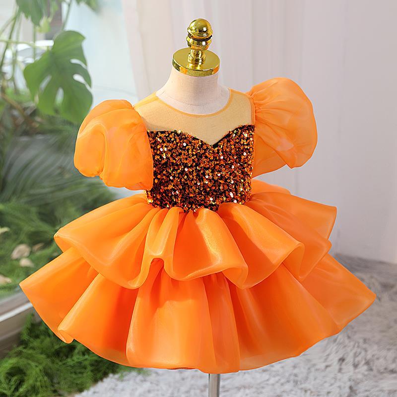 kawaii Kids Costume Girls TUTU Dresses Children's Birthday Baptism For Baby Boutique Party Clothing Ball Gowns Princess Dre