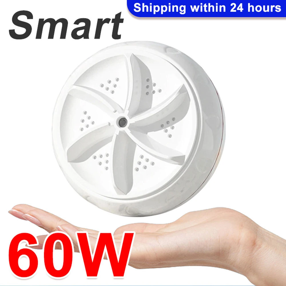 60W Washing Machines Portable Business Travel Mini Washing Machine Suitable for Socks Underwear