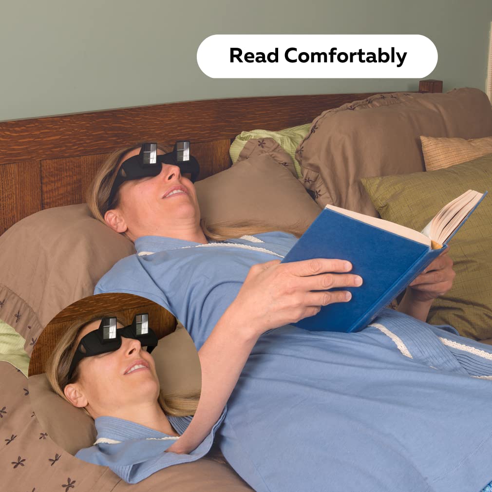 A3 Amazing Lazy Glasses Horizontal Reading TV View Glasses On Bed Lie Down Bed for Lying down watching tv For Home Sleep Read