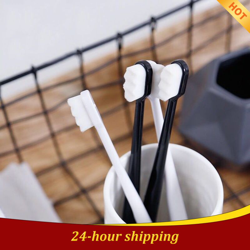 1~20PCS Ultra-fine Soft Million Nano Bristle Adult Tooth Brush Teeth Deep Cleaning Portable Travel Oral Care Brush Soft