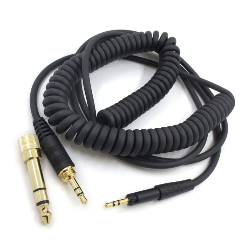 6.35mm Headphone Extension with Spring Design for Sennheiser HD6DJ MIX HD8 Drop shipping