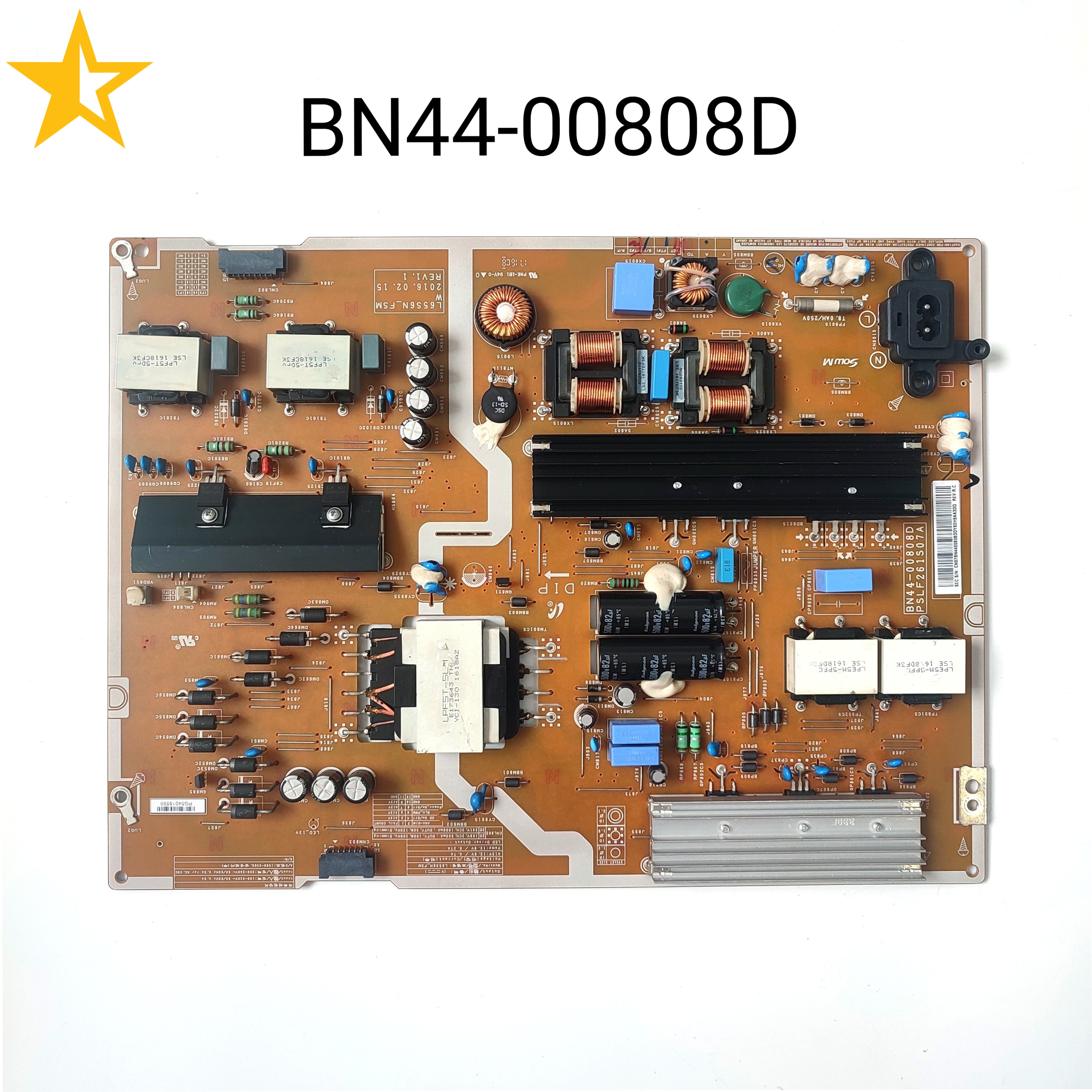 Original Power Supply Board BN44-00808D PSLF261S07A L65S6N_FSMW Fit UN60KU6300FXZA UN65KU6500FXZA UN60KU630DFXZA UN65KU6290FXZA