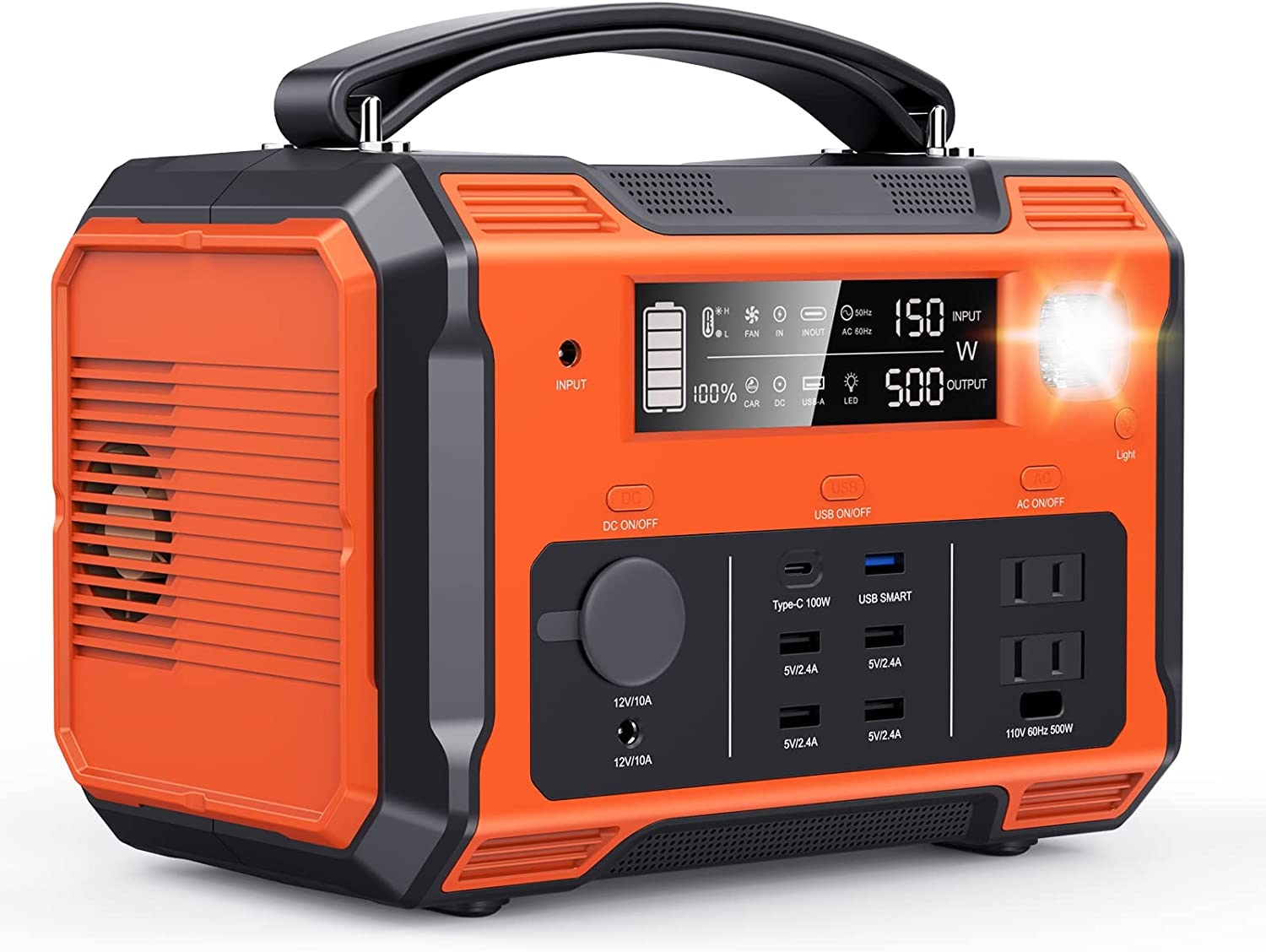 Portable Power Station Outdoor Generator Mobile Lithium Battery Pack for Road Trip Camping Outdoor Energy Storage Power Supply
