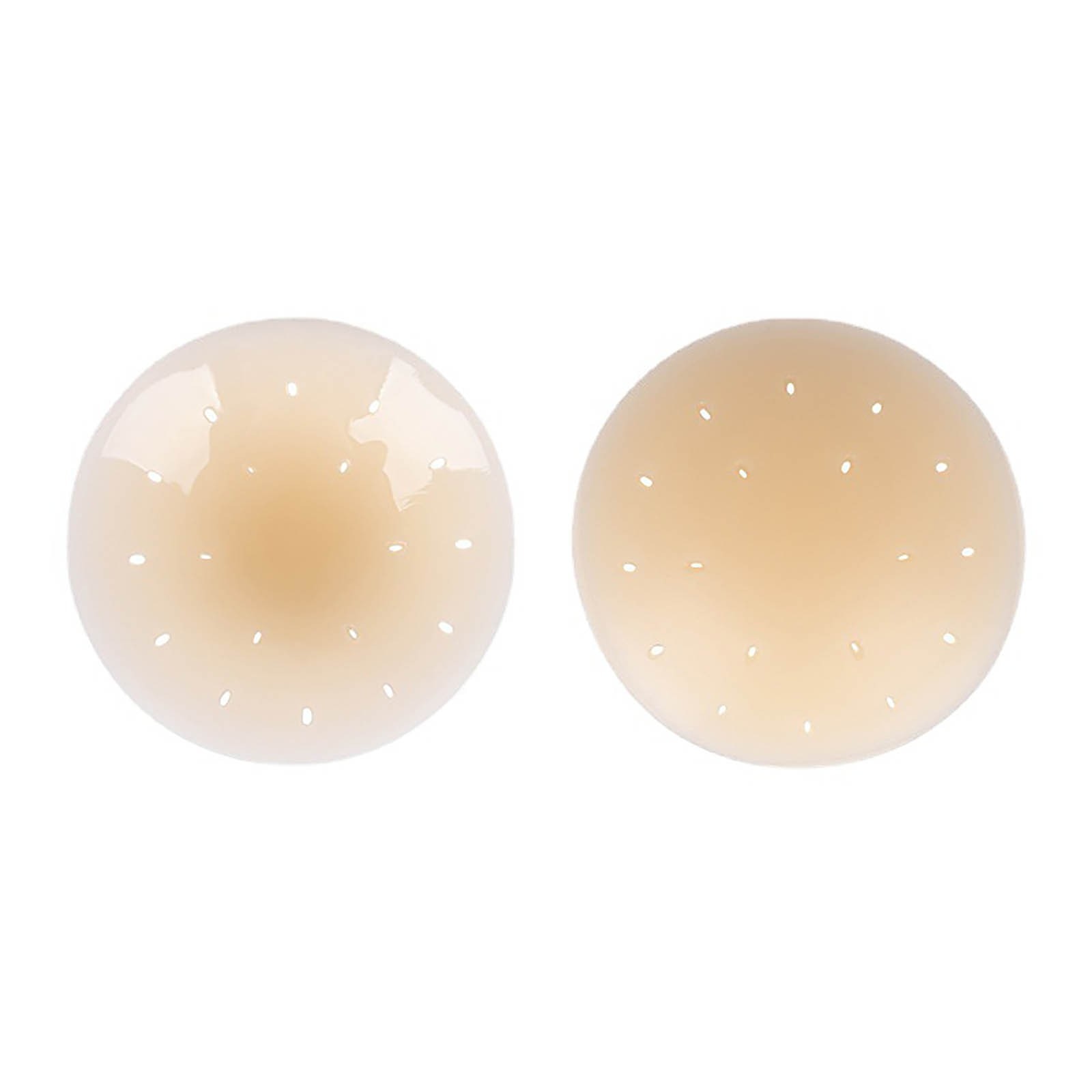 Women'S Silicone Solid Hollow Breathable Traceless Ultra-Thin Perforated Chest Patch Fashion Anti-Convex Underwear Accessor