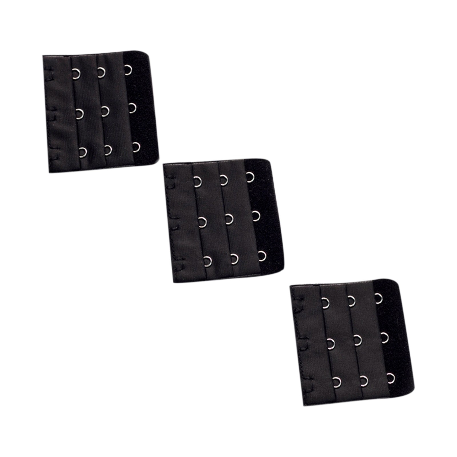 Useful Bra black white Extenders Strap Extension 3 Hooks 3 Rows Ladies woman Adjustable Belt Buckle button accessories