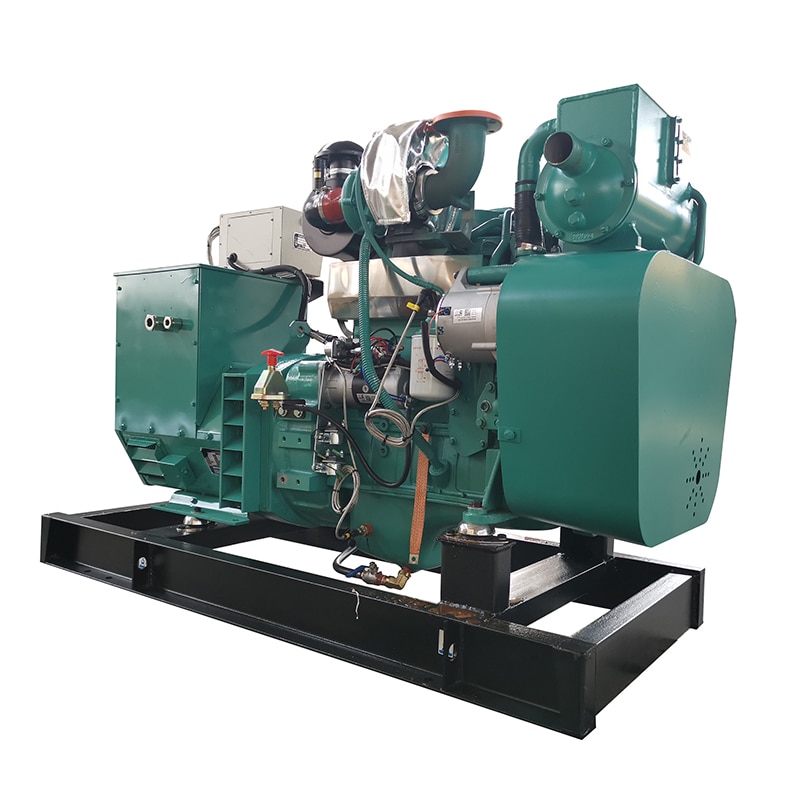 Sea Water Cooling Cummins Perkins engine 40 kw 50 kw Generator marine gensets for fishing vessels