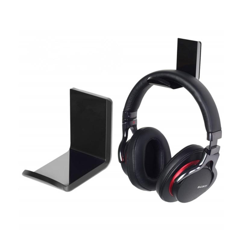 1~5PCS Headphone Holder Creative Earphone Stand Adhesive Wall Mounted Game Headset Hanger Wall Hook Under Desk Computer PC Rack