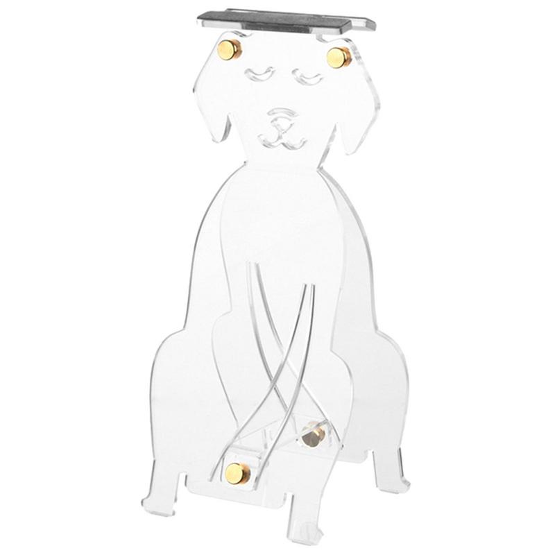 Cute Headphones Holder Acrylic Dog Shape Headphone Stand Earphone Hanger Simple Headphone Display For Bedrooms Playrooms Homes