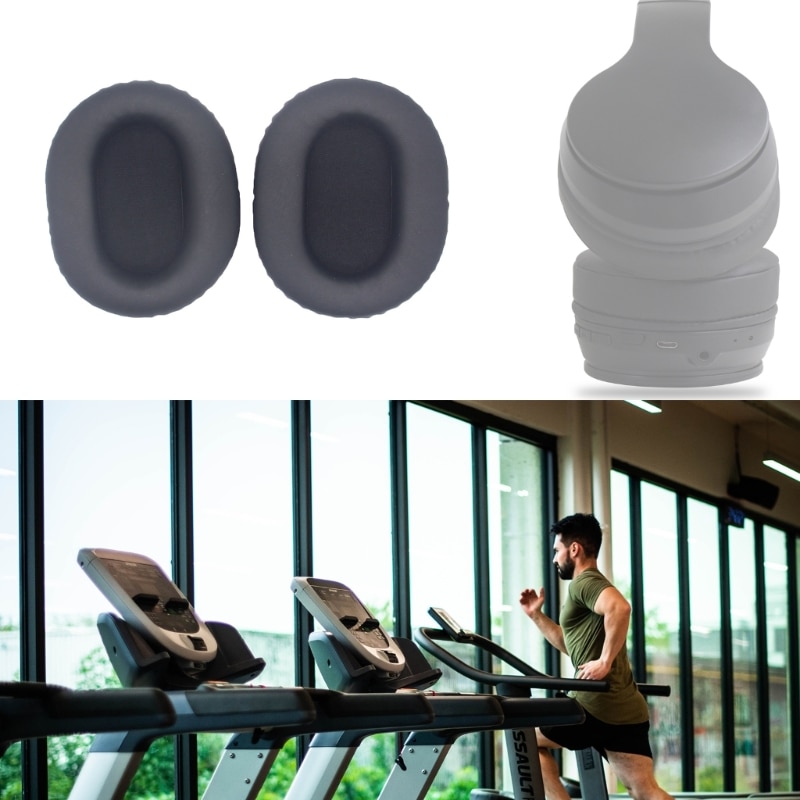 Soft Ear pads Durable Ear Cushions for WHCH710N CH700N Headphones Earcups Earmuff Earcups Noise Isolation Easy-to-Wear 896C