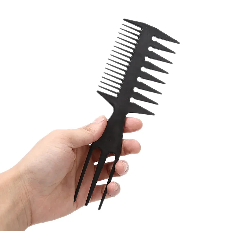 Big Teeth Double Side Tooth Combs Barber Hair Dyeing Cutting Coloring Brush Hair Brush Man Hair