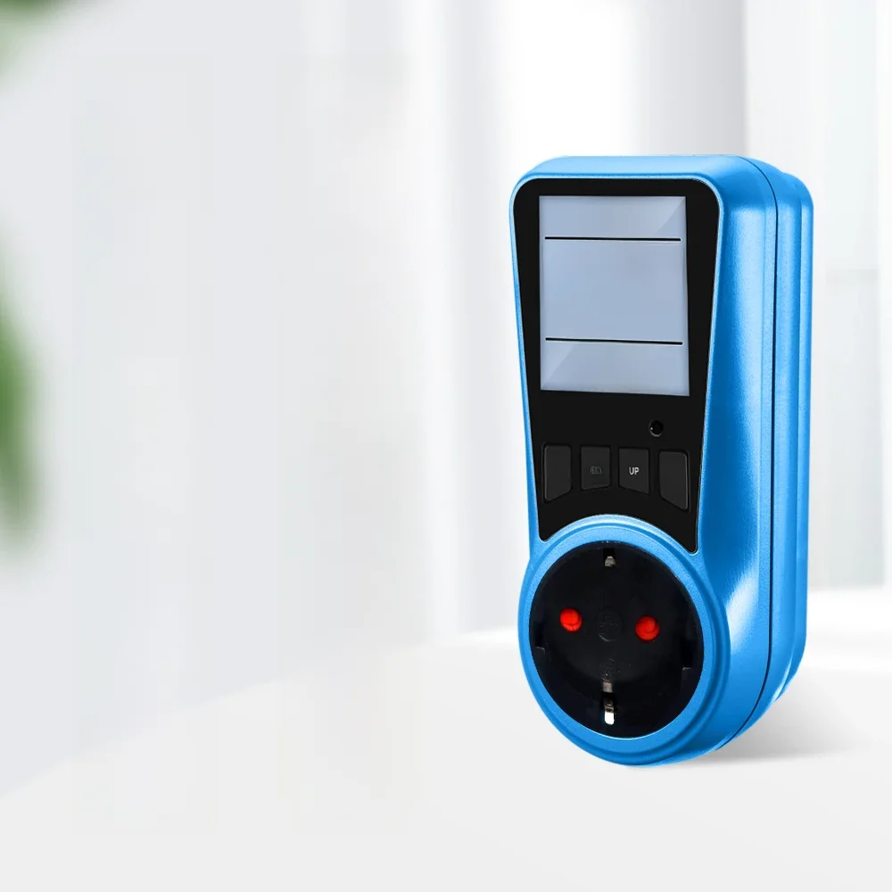 Digital Current Meter AC 230V Power Meter Voltmeter Time Watt Power Energy Tester 50Hz Socket