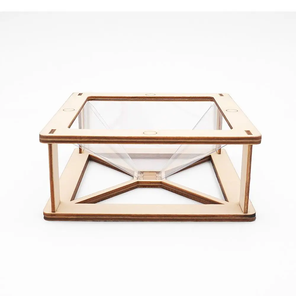 Children's Educational Toy Science Experiment Technology Production Wooden 3D Holographic Projection