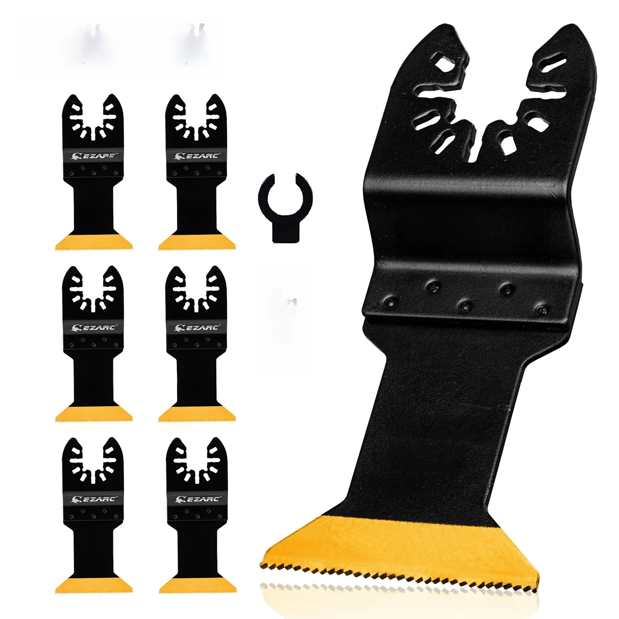 EZARC 3/6PCS Titanium Oscillating Blade Saw Blades, Oscillating Tool Accessory Multifunctional Tool