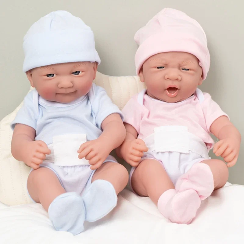 35CM 14inch Baby Dolls Cute Soft Silicone Baby Reborn Baby Doll Toys For Children Girls Gifts